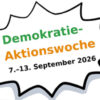 Demokratie-Aktionswoche vom 7. bis 13. September 2026